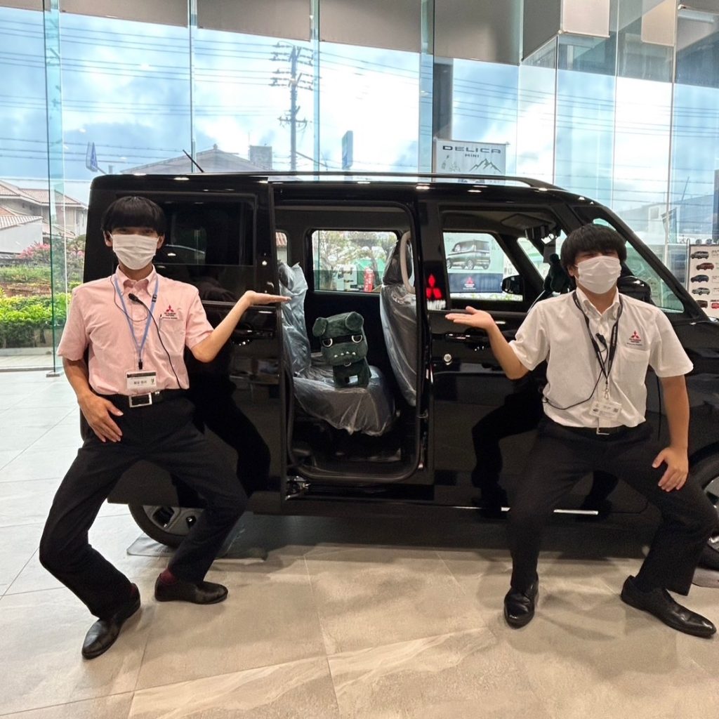 浦添店にデリ丸きたよ🐕 琉球三菱自動車販売株式会社